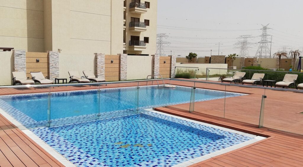 كاميرات المراقبة للمسابح